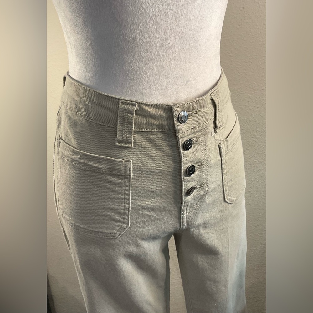 Celebrity Pink REgeneration Beige Patch Pocket Jeans - Picture 4 of 9